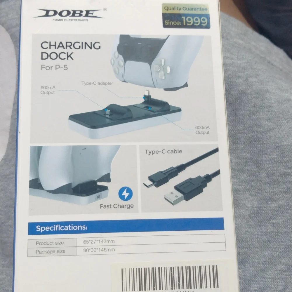 Charging dock for PS5 controller wireless